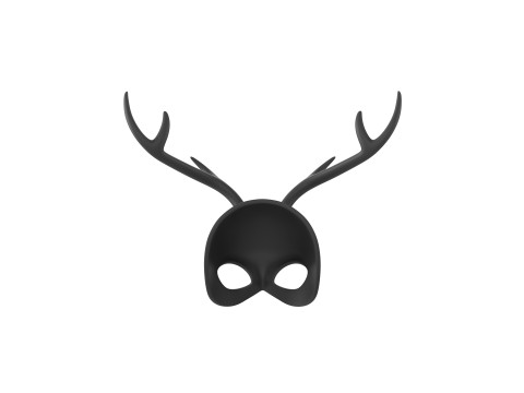 Prop114 Deer Mask Modelo 3D