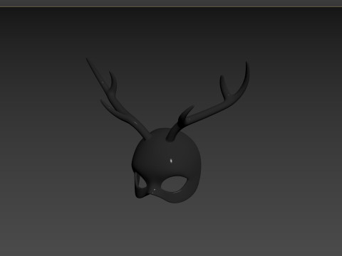 Prop114 Deer Mask Modelo 3D