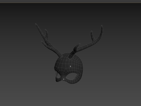 Prop114 Deer Mask Modelo 3D