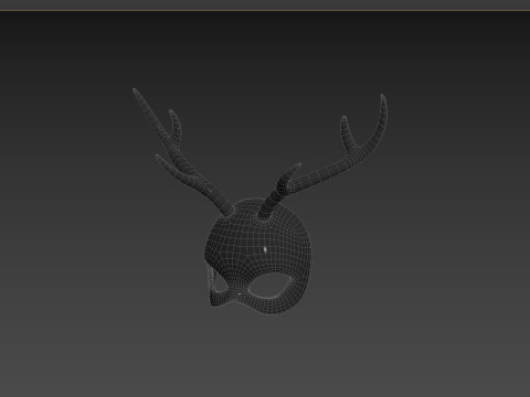 Prop114 Deer Mask Modelo 3D