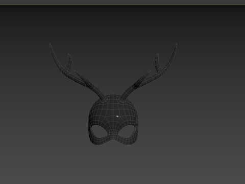 Prop114 Deer Mask Modelo 3D