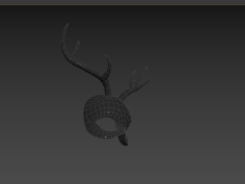 Prop114 Deer Mask Modelo 3D