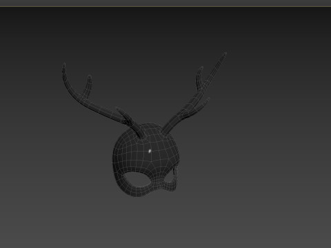 Prop114 Deer Mask Modelo 3D