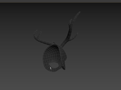 Prop114 Deer Mask Modelo 3D