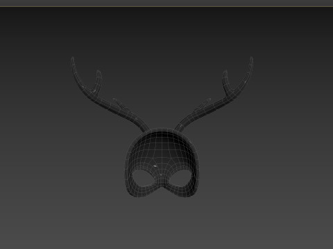 Prop114 Deer Mask Modelo 3D