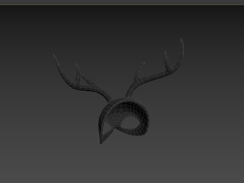 Prop114 Deer Mask Modelo 3D