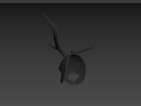 Prop114 Deer Mask Modelo 3D