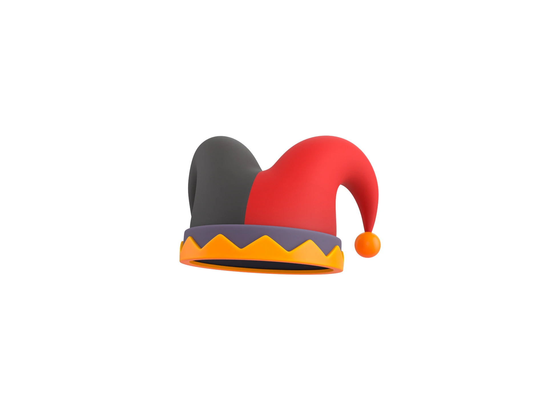 Prop116 Jester Hat 3D Model .c4d .max .obj .3ds .fbx .stl .blend 