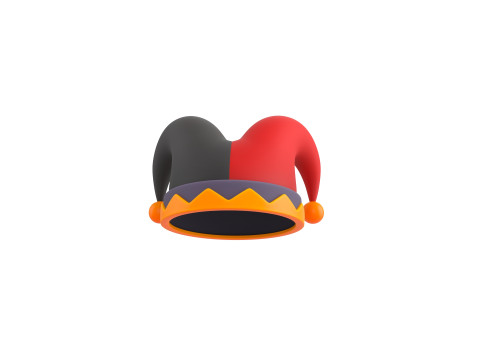 Prop116 Jester Hat 3D Модель