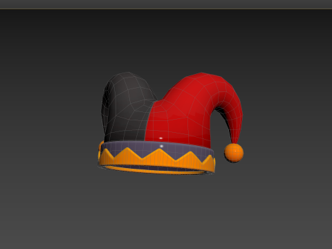 Prop116 Jester Hat 3D Модель