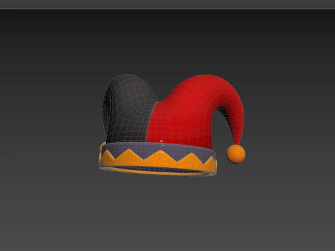 Prop116 Jester Hat 3D Model