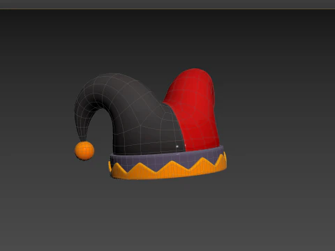 Prop116 Jester Hat 3D Model