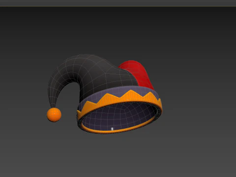 Prop116 Jester Hat 3D Model