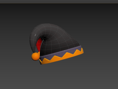 Prop116 Jester Hat 3D Модель