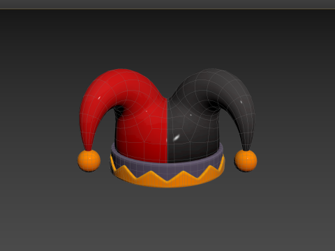 Prop116 Jester Hat 3D Модель