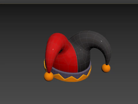 Prop116 Jester Hat 3D Model
