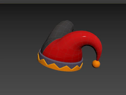 Prop116 Jester Hat 3D Model