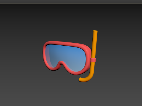Prop117 Driving Mask 3D 모델