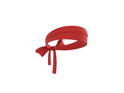 Prop118 Red Headband 3D मॉडल