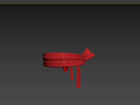 Prop118 Red Headband 3D मॉडल