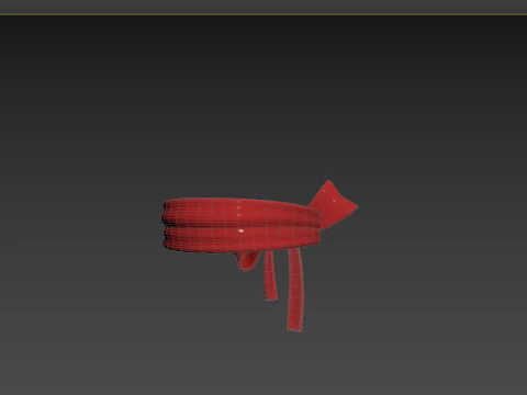 Prop118 Red Headband 3D Model