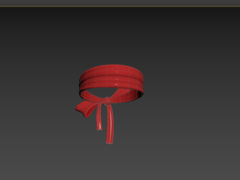 Prop118 Red Headband 3D मॉडल