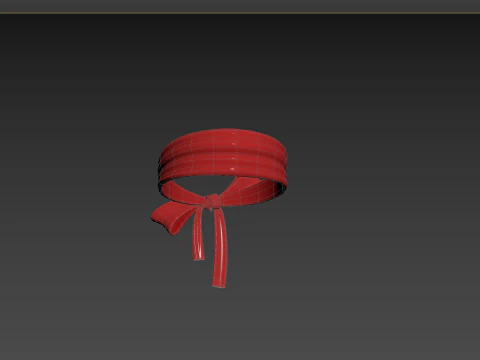 Prop118 Red Headband 3D Model