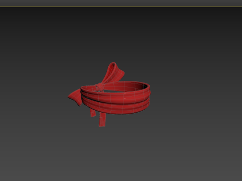 Prop118 Red Headband 3D मॉडल