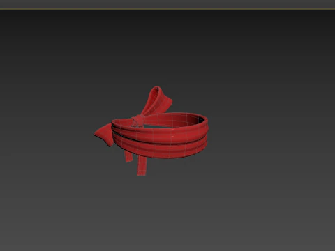 Prop118 Red Headband 3D Model