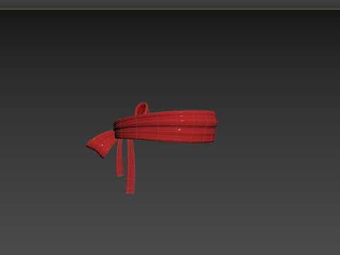 Prop118 Red Headband 3D मॉडल