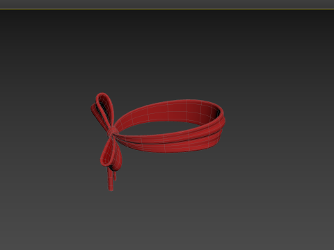 Prop118 Red Headband 3D मॉडल