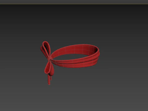 Prop118 Red Headband 3D Model