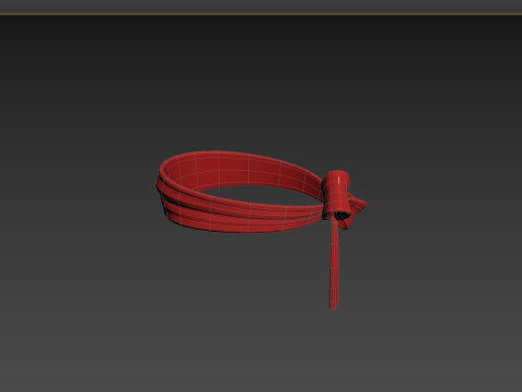 Prop118 Red Headband 3D मॉडल