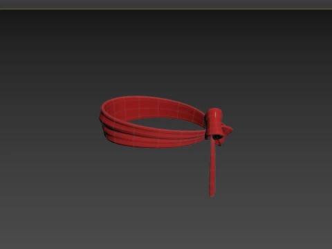 Prop118 Red Headband 3D Model