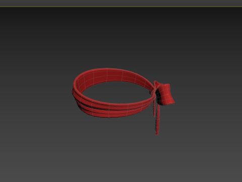 Prop118 Red Headband 3D मॉडल