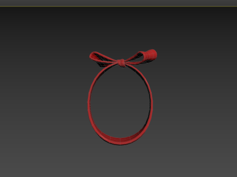 Prop118 Red Headband 3D मॉडल