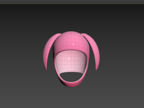 Prop120 Rabbit Hat Model 3D