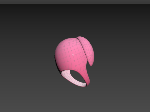 Prop120 Rabbit Hat Model 3D