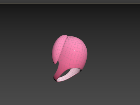 Prop120 Rabbit Hat Model 3D