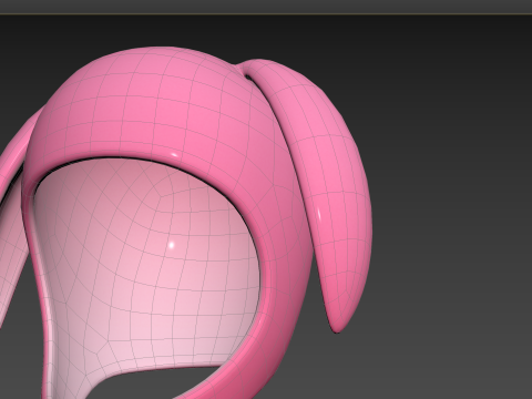 Prop120 Rabbit Hat Model 3D
