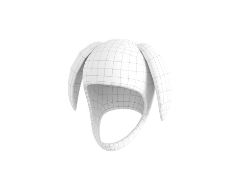 Prop120 Rabbit Hat Model 3D