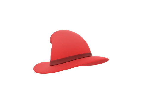 Prop123 Elegant Hat 3D Model