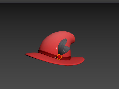 Prop123 Elegant Hat 3D Модель