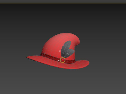 Prop123 Elegant Hat 3D Модель