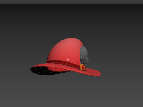 Prop123 Elegant Hat 3D Model