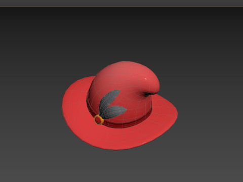 Prop123 Elegant Hat 3D Модель