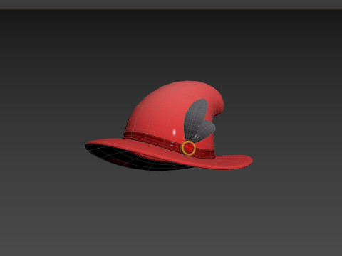 Prop123 Elegant Hat 3D Модель