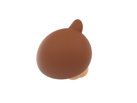 Prop124 Bear Head 3D 모델