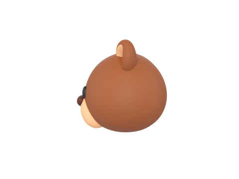 Prop124 Bear Head 3D 모델