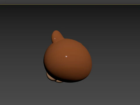 Prop124 Bear Head 3D Model